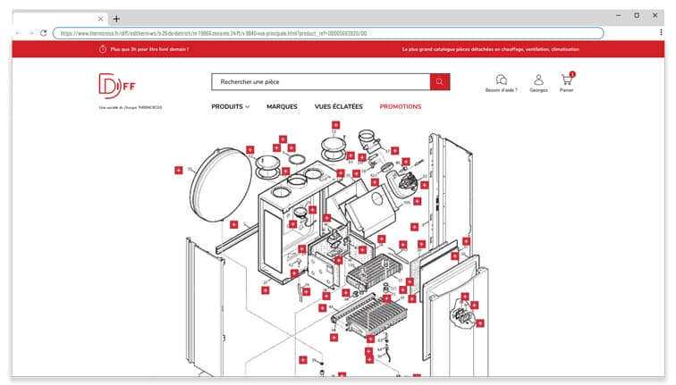 editherm sur diff vues éclatées editherm